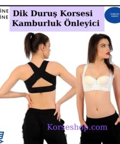 Dik Duruş Kamburluk Önleyici Sırt Bel Göğüs Dikleştirici Büyütücü Sütyen Korsesi Kapıda Ödeme